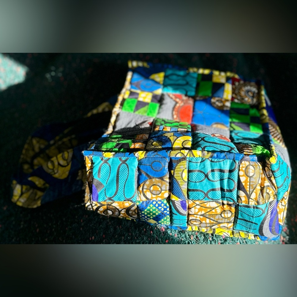 Rarenwotbotswana Made Patchwork Large Tote - image 4